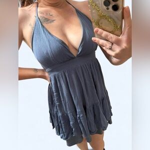 Lovely Day Blue Mini Dress